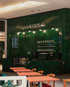 Café Lacoste chega ao Brasil no Cidade Jardim em São Paulo